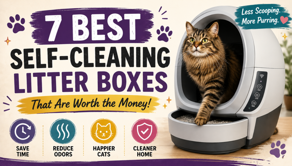 7 Best Self-Cleaning Litter Boxes banner